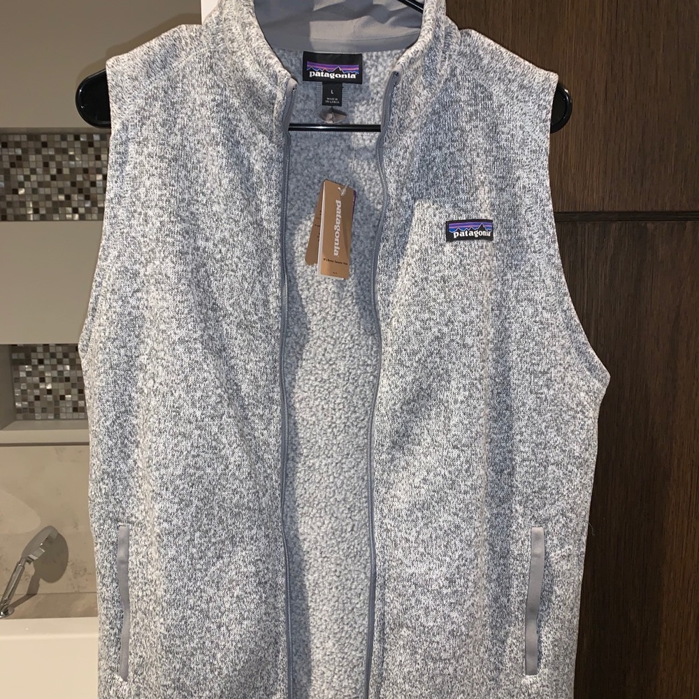 Patagonia Grey Heather Fleece Vest